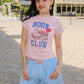 Book Club Graphic Baby Tee Baby Tee mure + grand 