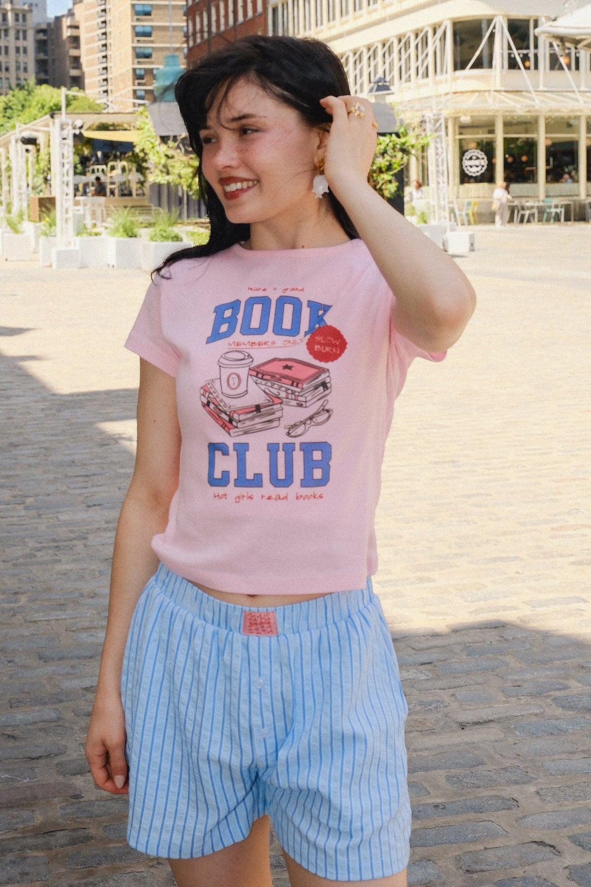 Book Club Graphic Baby TeeMure + Grand