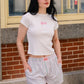 Boston Graphic Baby Tee Baby Tee mure + grand 