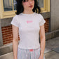 Boston Graphic Baby Tee Baby Tee mure + grand 