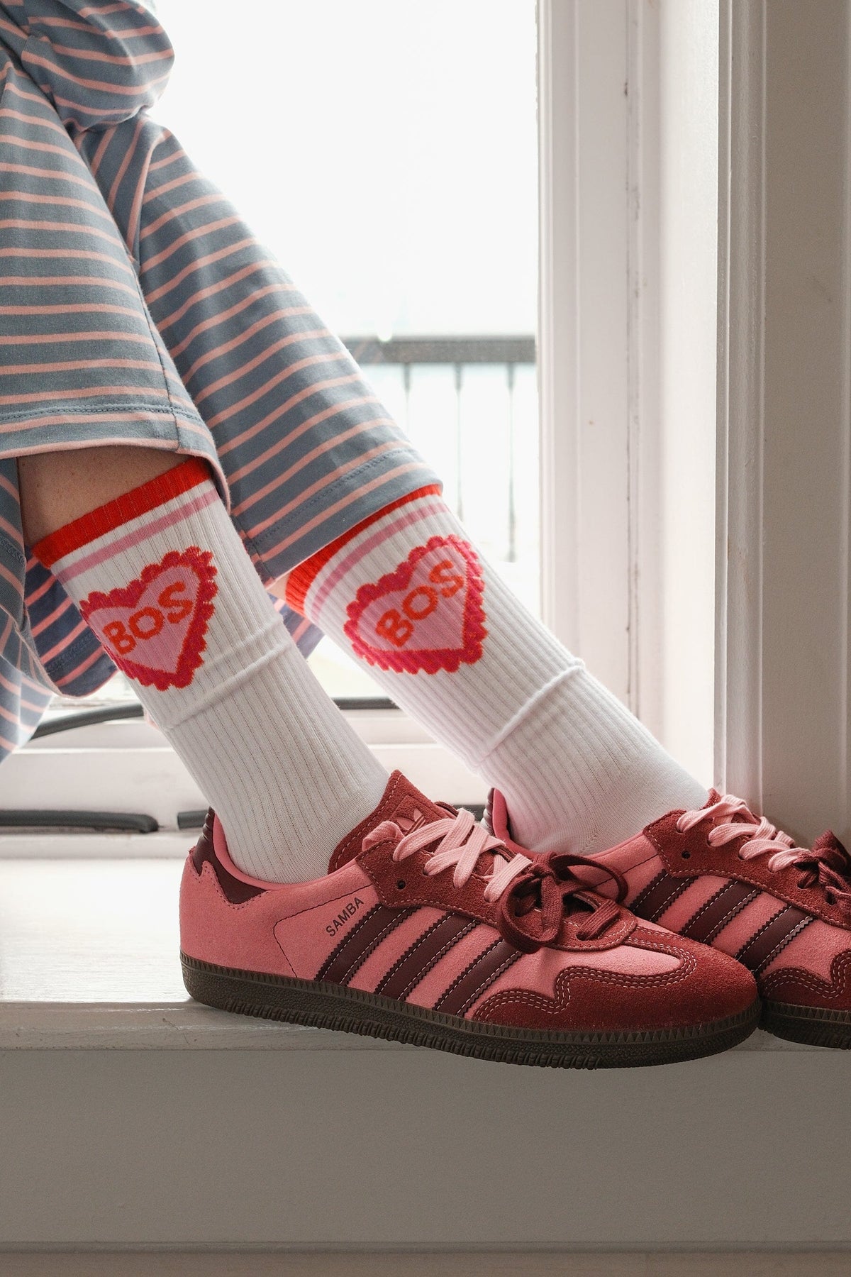 Boston Heart Tube SockMure + Grand