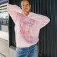 Boston Illustration Sweatshirt sweatshirt mure + grand Pink XS 