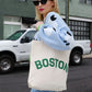 Boston Puff Tote Bag Canvas Tote Bag mure + grand 