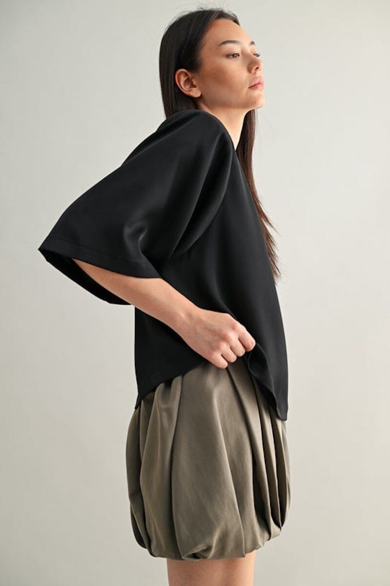 Brittany Satin Top Clothing Pretty Garbage 