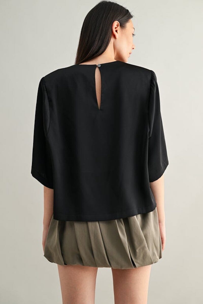 Brittany Satin Top Clothing Pretty Garbage 