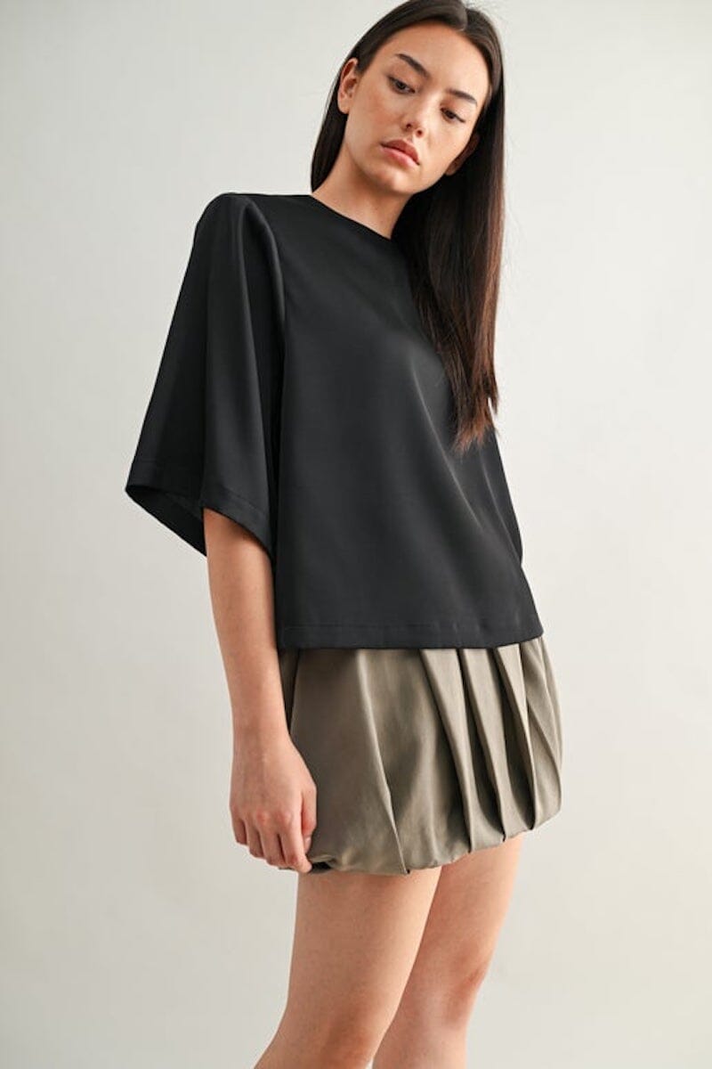 Brittany Satin Top Clothing Pretty Garbage 