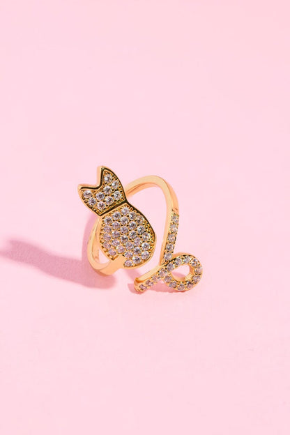 Bunny Bliss Nail Ring Rings mure + grand Gold 