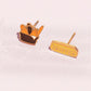 Butter + Baguettes Enamel Charm Stud Earrings Earrings mure + grand 