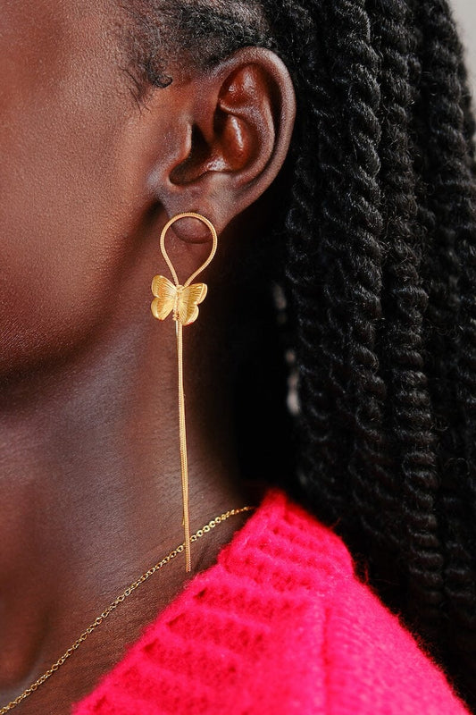 Butterfly Statement Earrings Earrings mure + grand 