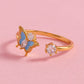 Butterfly Sterling Silver Ring Rings mure + grand 