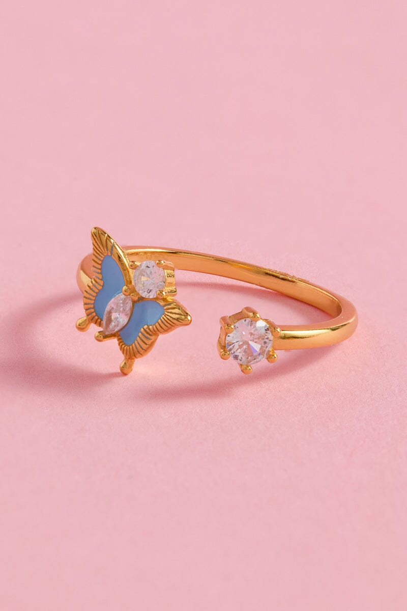 Butterfly Sterling Silver Ring Rings mure + grand 