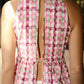 Candy Checkered Floral Halter Top With Tie Back Clothing Bailey Rose 