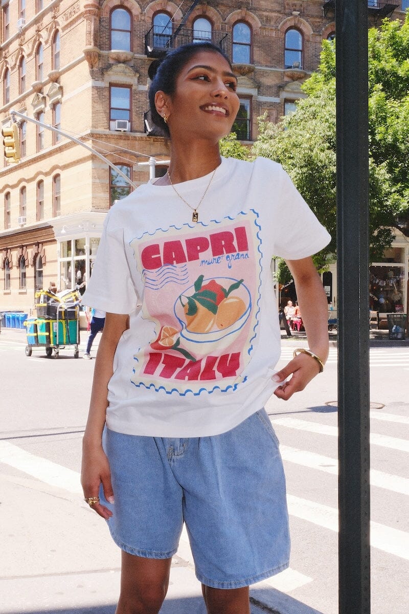 Capri Italy Graphic T-Shirt t-shirt mure + grand 