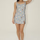 Carmella Ice Cream Printed Mini Dress With Side Slit Detail Clothing Bailey Rose 