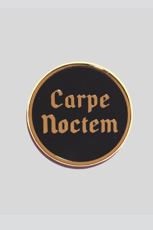 Carpe Noctem Enamel Pin Enamel Pin Patches & Pins 