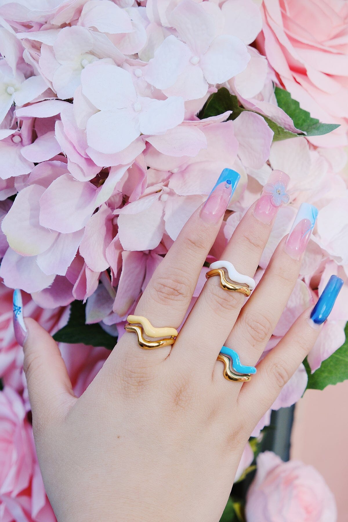 Carter Enamel Stacking Ring Rings mure + grand 