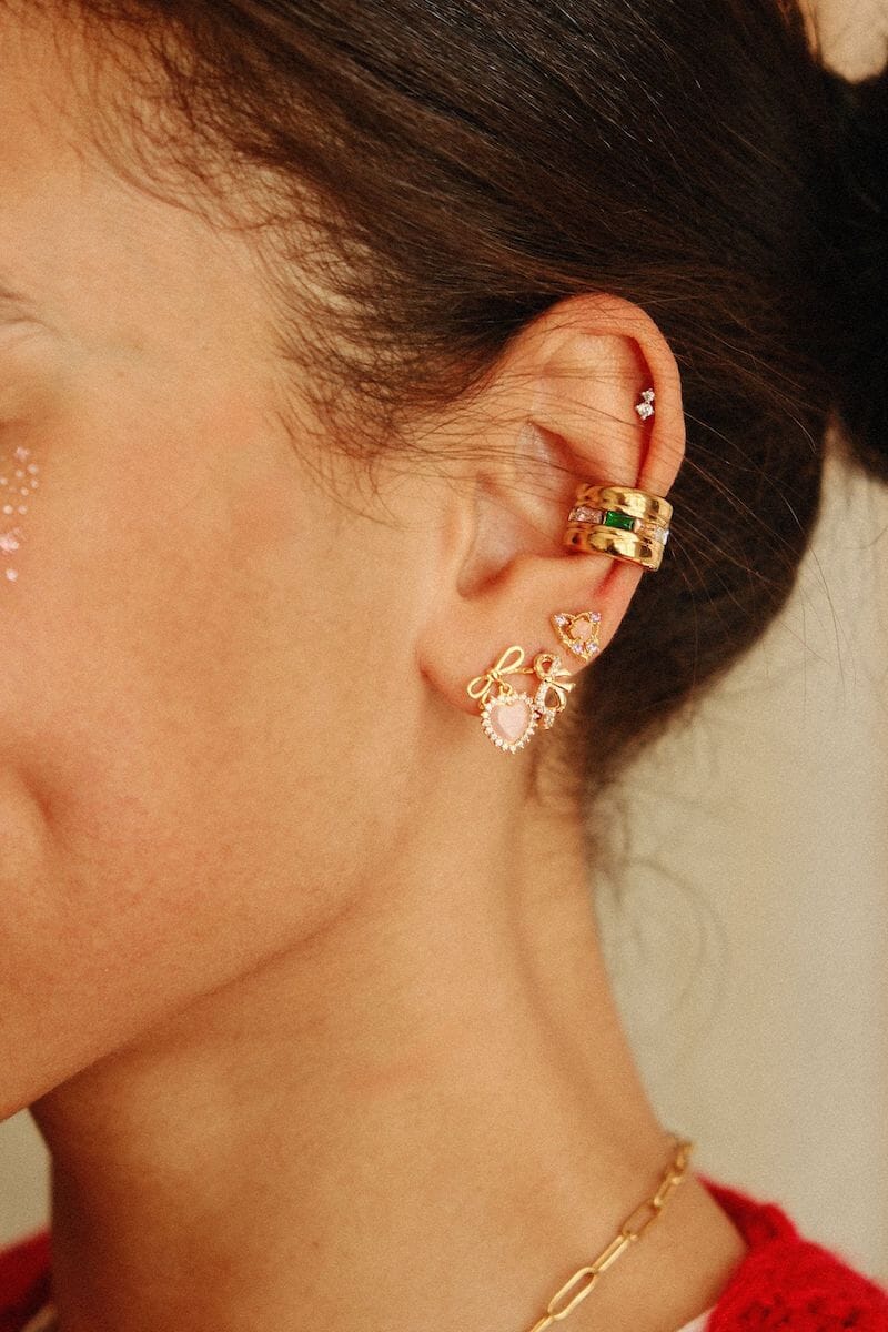 Celestial Emerald Ear CuffMure + Grand