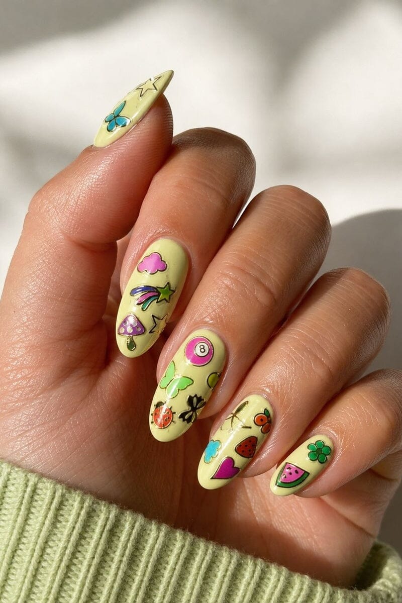 Charmed Nail Art Stickers Nail Deco Beauty 
