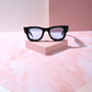 Chasing Daylight Oversized Frame Sunnies Sunglasses mure + grand Black/Blue 