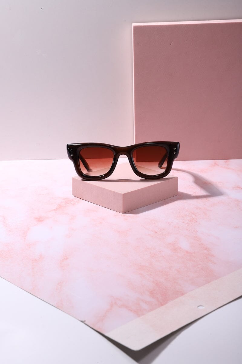 Chasing Daylight Oversized Frame Sunnies Sunglasses mure + grand Brown/Brown 