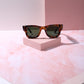 Chasing Daylight Oversized Frame Sunnies Sunglasses mure + grand Tortoise/Green 
