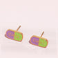 Chill Pill Enamel Charm Stud Earrings Earrings mure + grand 