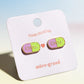 Chill Pill Enamel Charm Stud Earrings Earrings mure + grand 