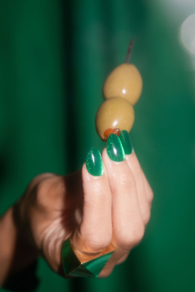 Chill Tips in Emerald Tower (Almond) Nail Chillhouse 