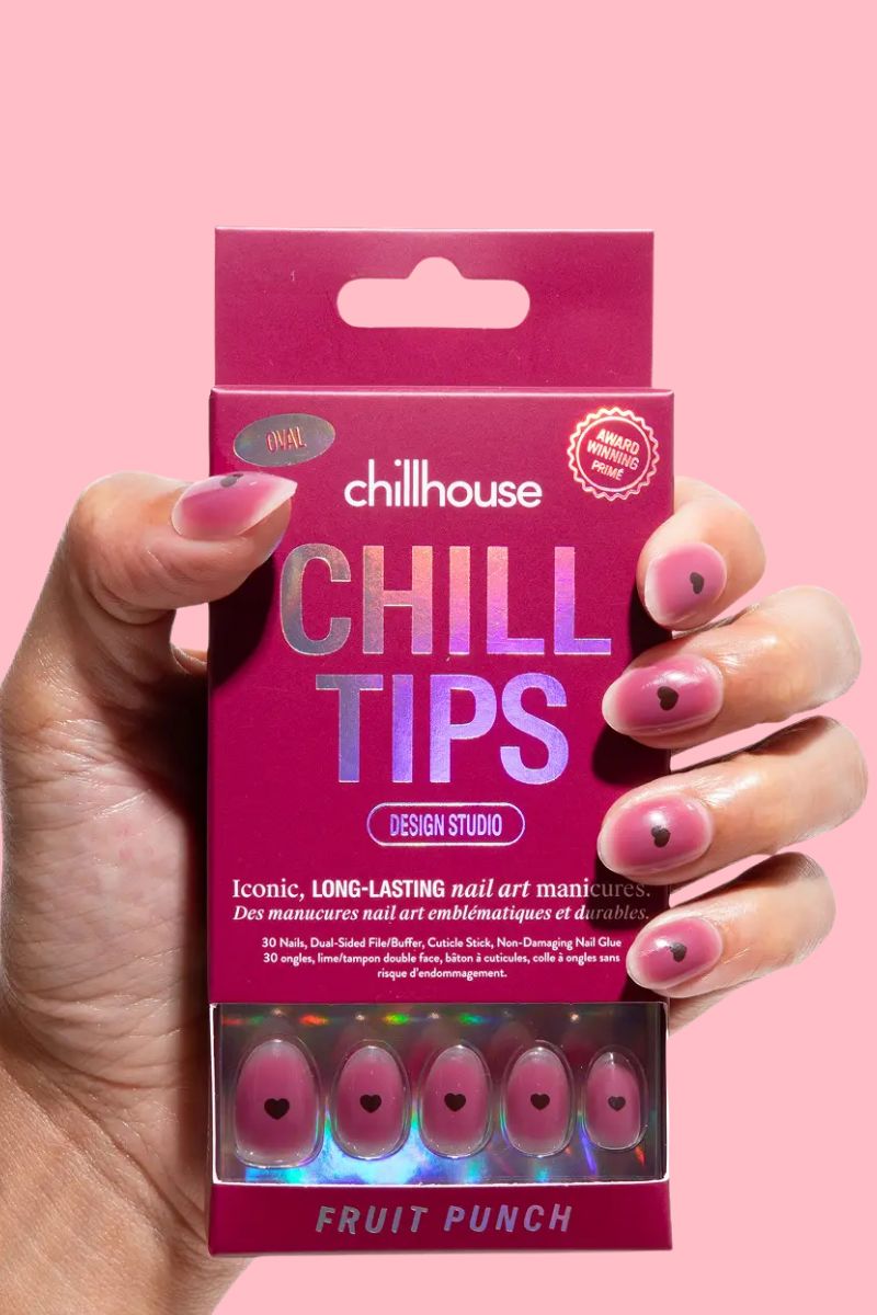 Chill Tips in Fruit Punch Nail Chillhouse 