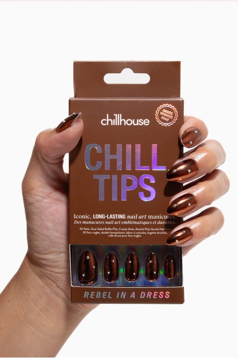 Chill Tips in Rebel in A Dress Nail Chillhouse 