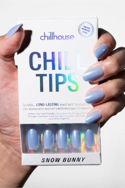 Chill Tips in Snow Bunny Nail Chillhouse 