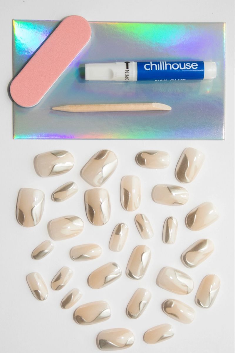 Chill Tips in Tipsy Tinsel Nail Chillhouse 