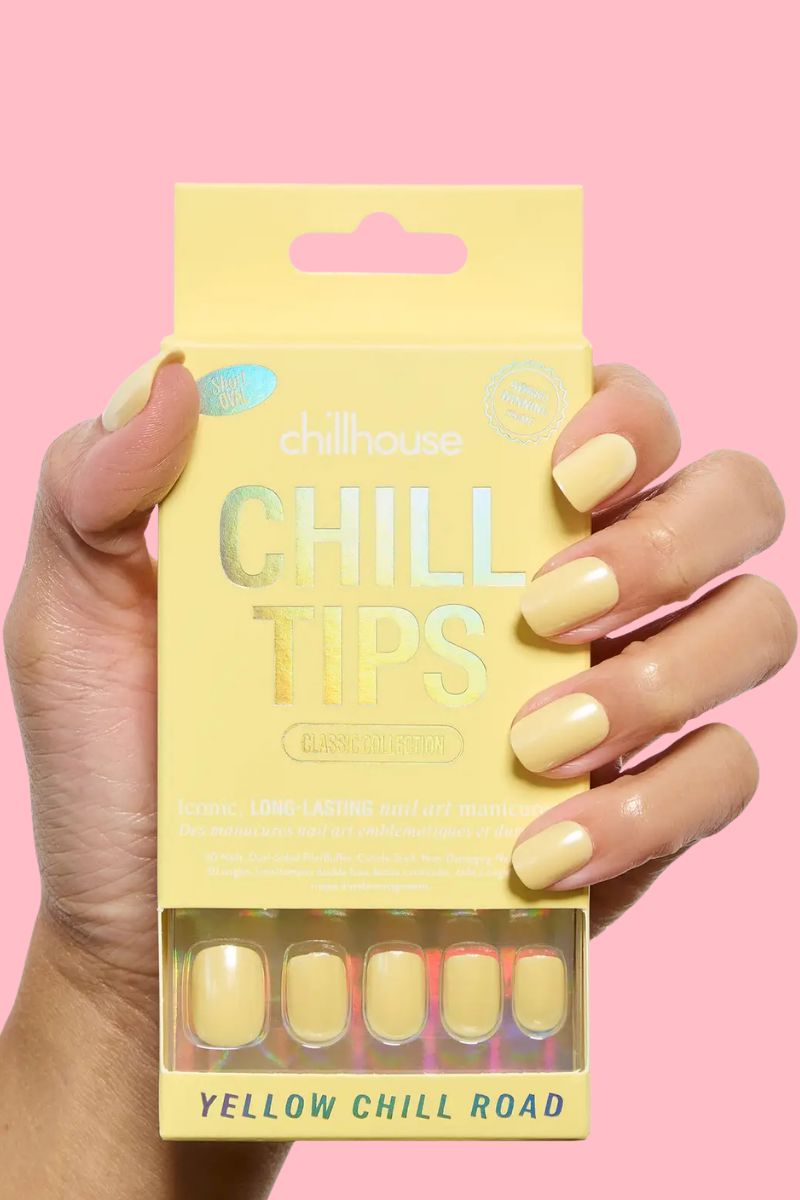 Chill Tips in Yellow Chill Road Nail Chillhouse 