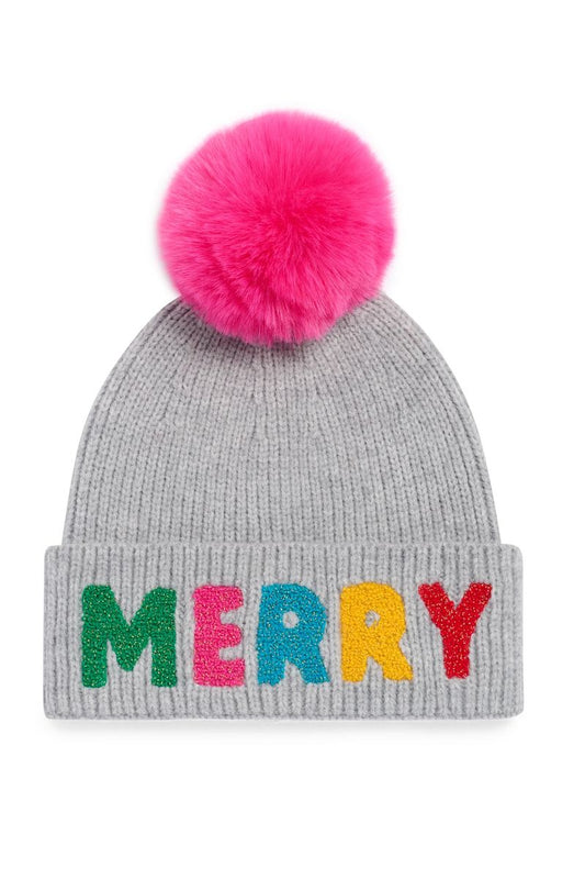 Christmas Theme Beanies Hats mure + grand Merry Beanie 