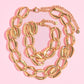 Chunky Oval Link Bracelet Necklaces mure + grand 