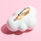 Circle Colored Gemstone Stacking Ring Rings mure + grand 
