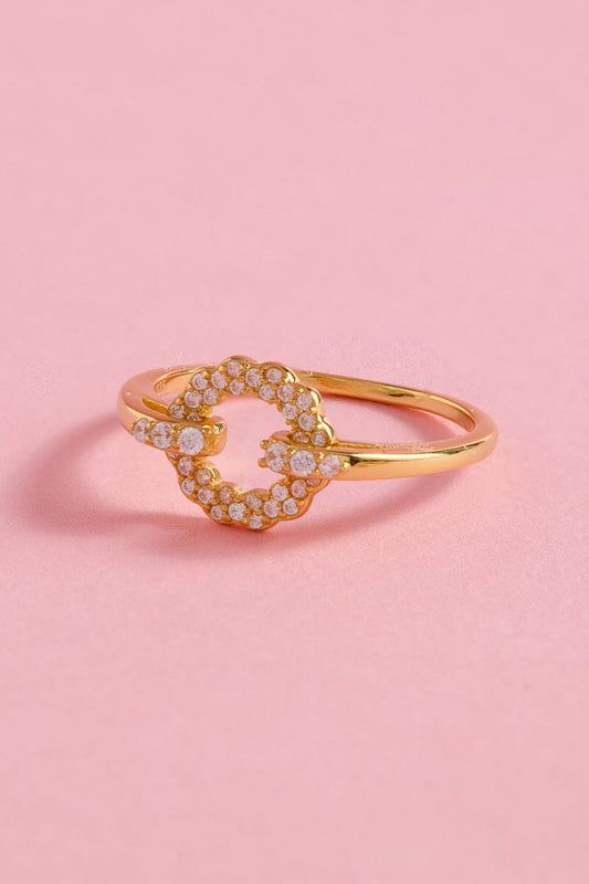 Circle of Light Sterling Silver Ring Rings mure + grand 