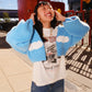 Cloudy with a Chance of Cuteness Puff Cardigan Sweater mure + grand 