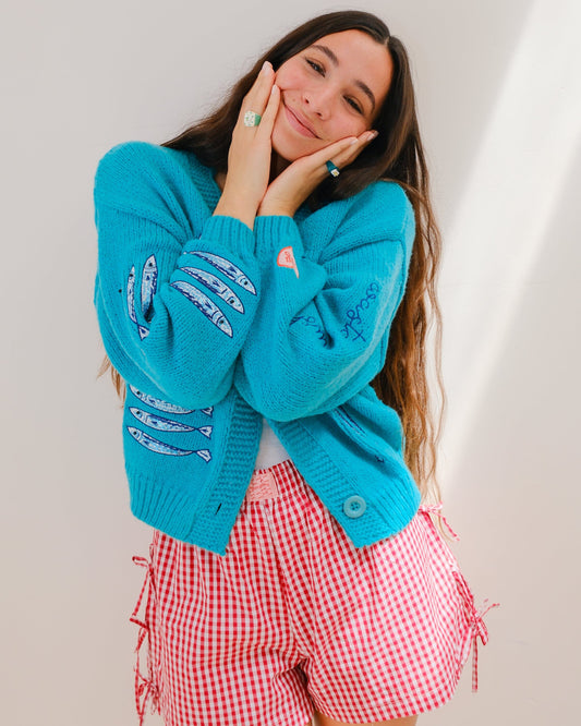 Coastal Crush Puff Cardigan CARDIGAN mure + grand 