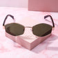 Coastal Metal Frame Sunglasses Sunglasses mure + grand Gold/Green 