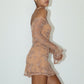 Cold Shoulder Lace Mini Dress Clothing Bailey Rose 