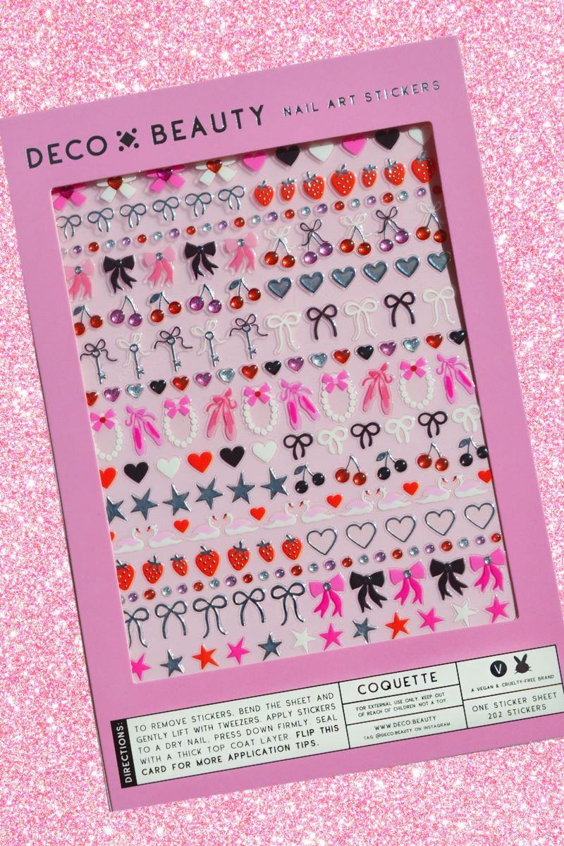 Coquette Nail Art Stickers Nail Art Deco 