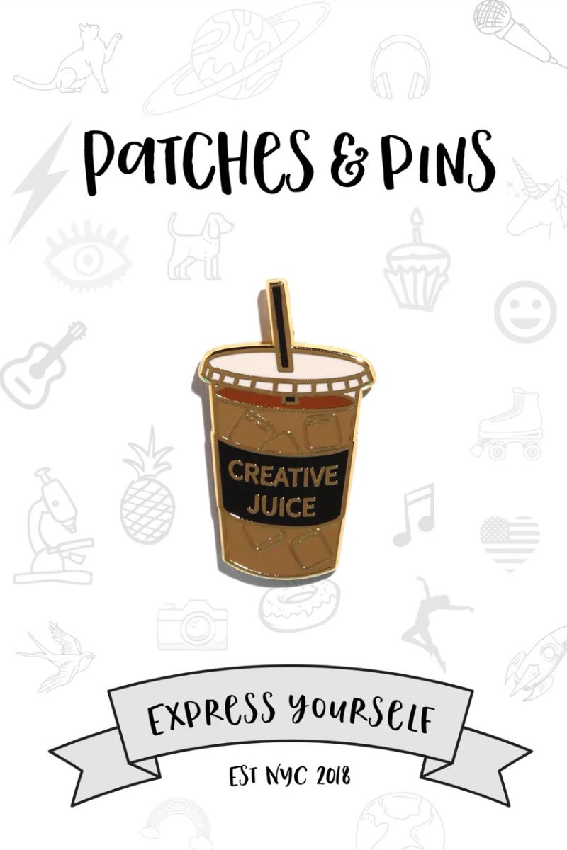 Creative Juice Enamel Pin Enamel Pin Patches & Pins 