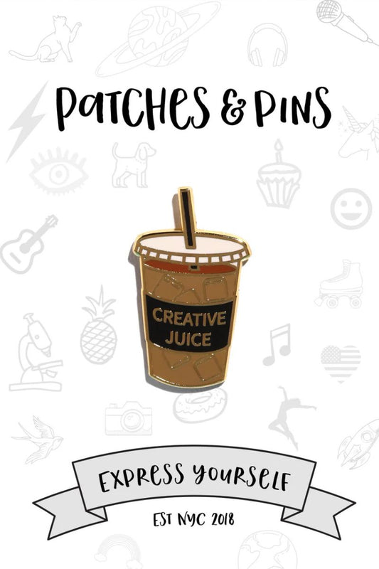 Creative Juice Enamel Pin Enamel Pin Patches & Pins 