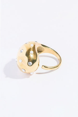 Crystal Bauble Stacking Ring