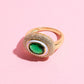 Crystal Eye Sterling Silver Ring Rings mure + grand 