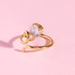 Crystal Tendril Stacking Adjustable Ring Rings mure + grand 
