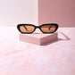 Cute Threat Small Frame Sunnies Sunglasses mure + grand Black/Brown 