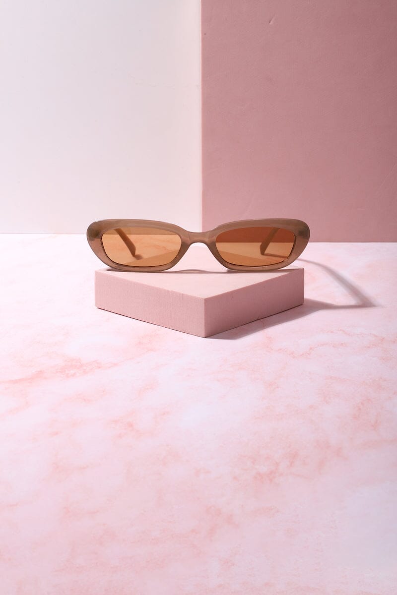 Cute Threat Small Frame Sunnies Sunglasses mure + grand Sand/Brown 