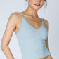 Cynthia Lace Trim Texture Cami Top Top NIKIBIKI 